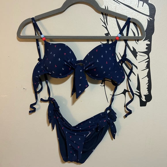 Navy Bikini Set - Picture 3 of 12